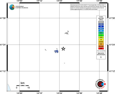 Mappa MCS - territori località
