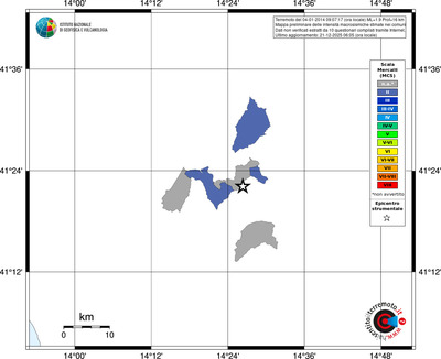 Mappa MCS - territori comuni