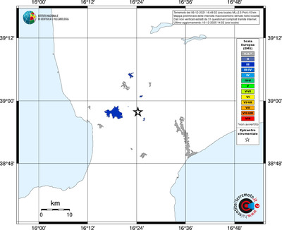 Mappa EMS - territori località