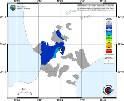 Mappa EMS - territori comuni