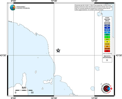 Mappa MCS - territori località