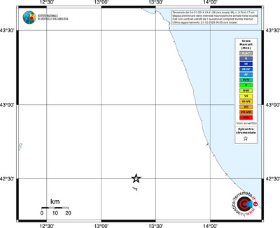 Mappa MCS - territori località