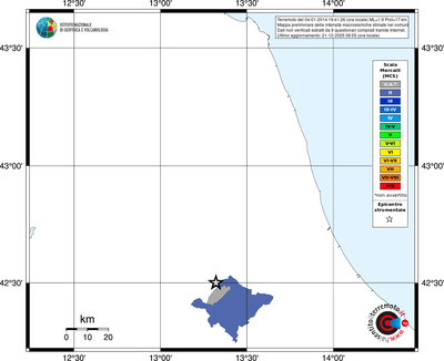 Mappa MCS - territori comuni