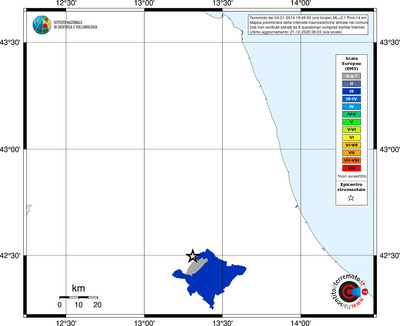Mappa EMS - territori comuni