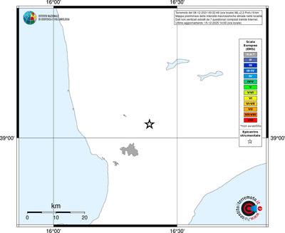 Mappa EMS - territori località