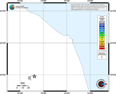Mappa EMS - territori località