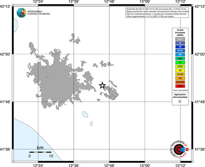 Mappa EMS - territori località