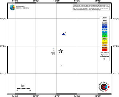 Mappa EMS - territori località