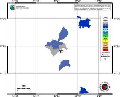 Mappa MCS - territori comuni