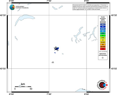 Mappa EMS - territori comuni