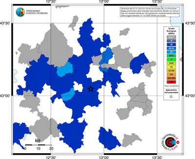 Mappa EMS - territori comuni