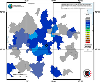 Mappa MCS - territori comuni