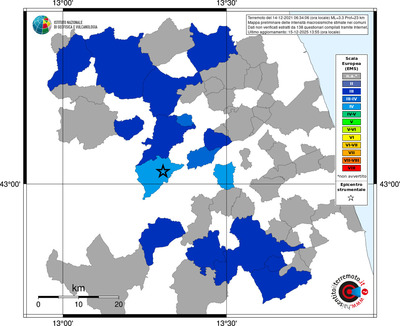 Mappa EMS - territori comuni