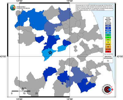Mappa MCS - territori comuni