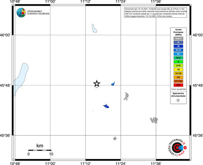 Mappa EMS - territori località
