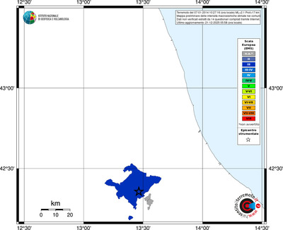 Mappa EMS - territori comuni