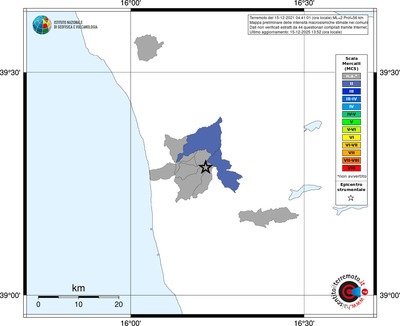 Mappa MCS - territori comuni