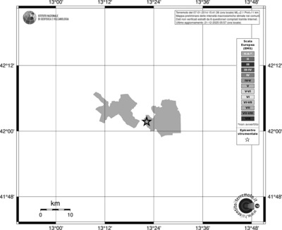 Mappa EMS - territori comuni