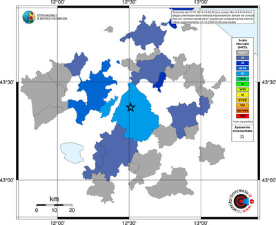 Mappa MCS - territori comuni