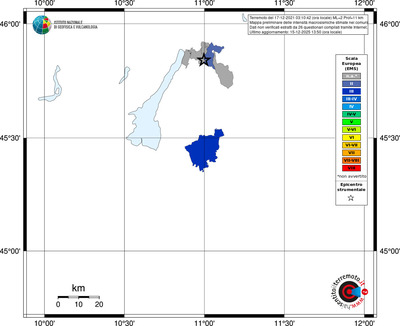 Mappa EMS - territori comuni