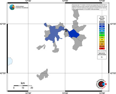 Mappa MCS - territori comuni