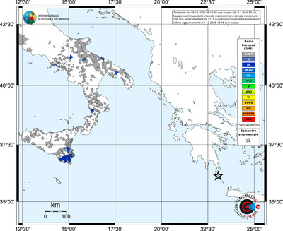 Mappa EMS - territori comuni