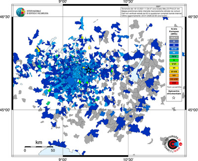 Mappa EMS - territori comuni