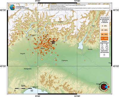 Mappa comuni con almeno 3 questionari