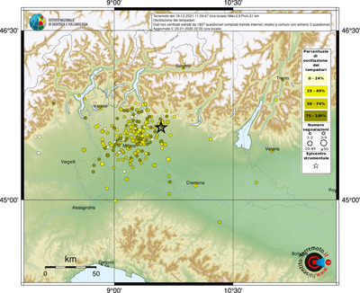 Mappa comuni con almeno 3 questionari
