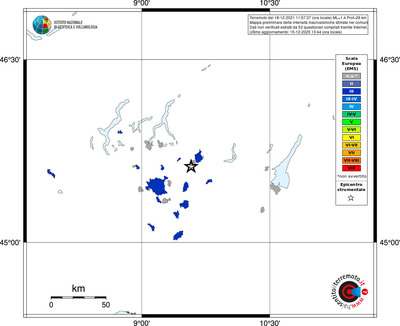 Mappa EMS - territori comuni