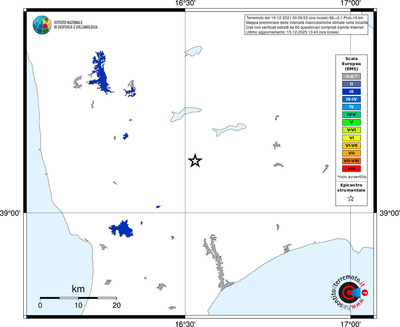 Mappa EMS - territori località