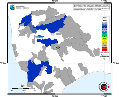 Mappa EMS - territori comuni