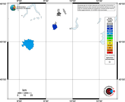 Mappa EMS - territori comuni