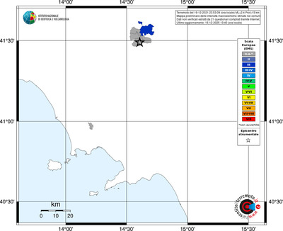 Mappa EMS - territori comuni