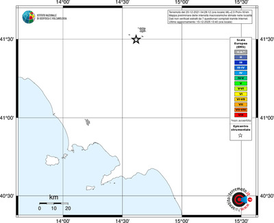 Mappa EMS - territori località