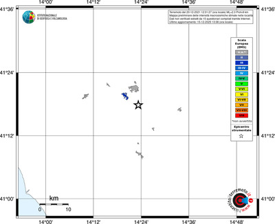 Mappa EMS - territori località