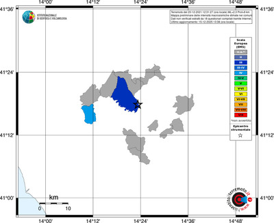 Mappa EMS - territori comuni