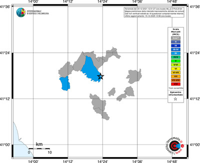Mappa MCS - territori comuni