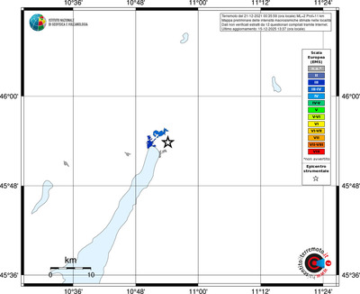 Mappa EMS - territori località