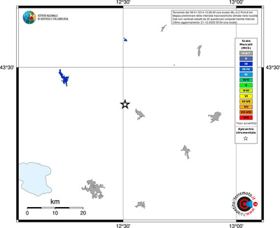 Mappa MCS - territori località
