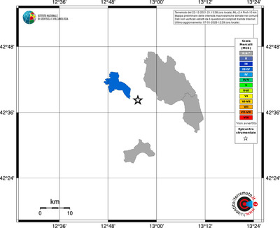 Mappa MCS - territori comuni