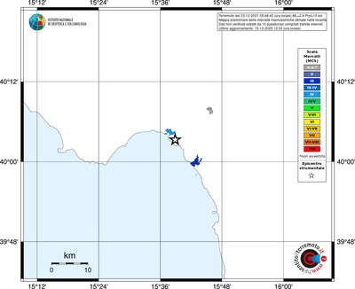 Mappa MCS - territori località
