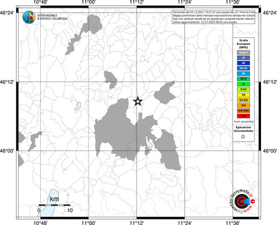 Mappa EMS - territori comunali