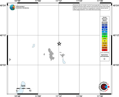 Mappa MCS - territori delle località
