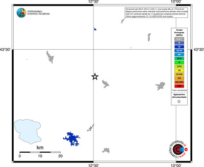 Mappa EMS - territori località