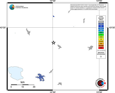 Mappa MCS - territori località