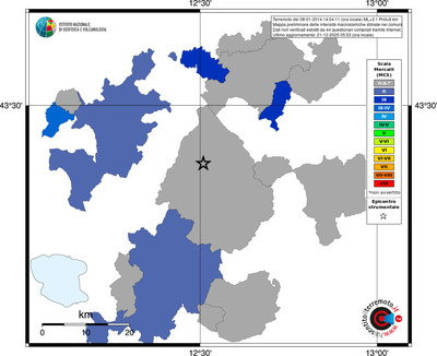 Mappa MCS - territori comuni