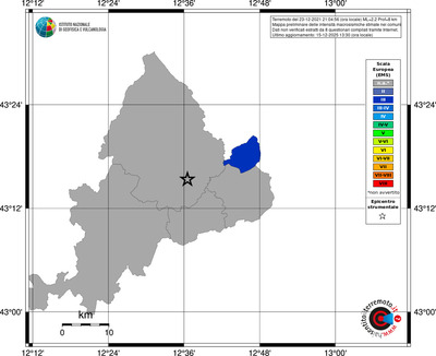 Mappa EMS - territori comuni