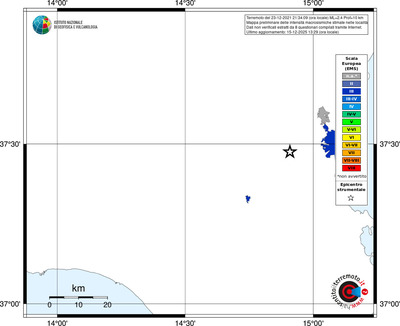 Mappa EMS - territori località