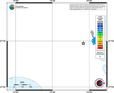 Mappa EMS - territori località